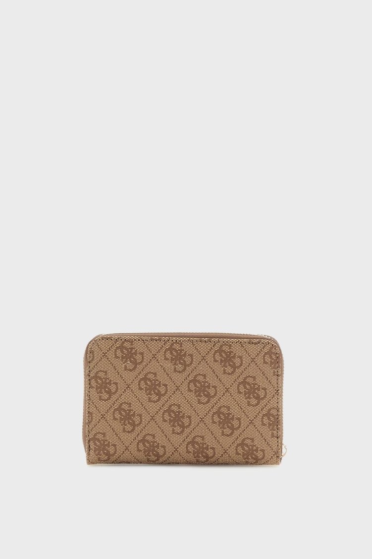 Guess Laurel Logolu Fermuarlı SWSG7459140 Bayan Cüzdan SWSG74 59140 LTL KAHVE - Guess (1)