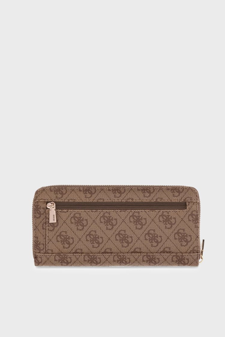 Guess Laurel Logolu Fermuarlı SWSG7459146 Kadın Cüzdan SWSG74 59146 LTL Kahve - Guess (1)
