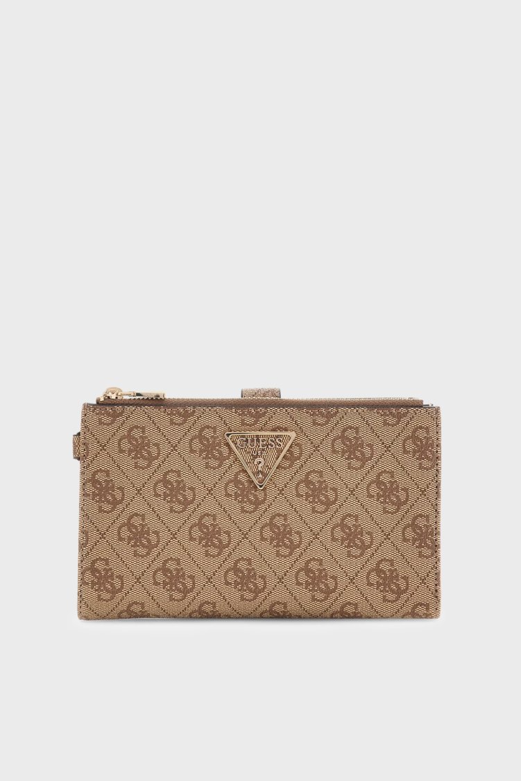 Guess Laurel Logolu Fermuarlı SWSG7459157 Kadın Cüzdan SWSG74 59157 LTL Kahve - Guess