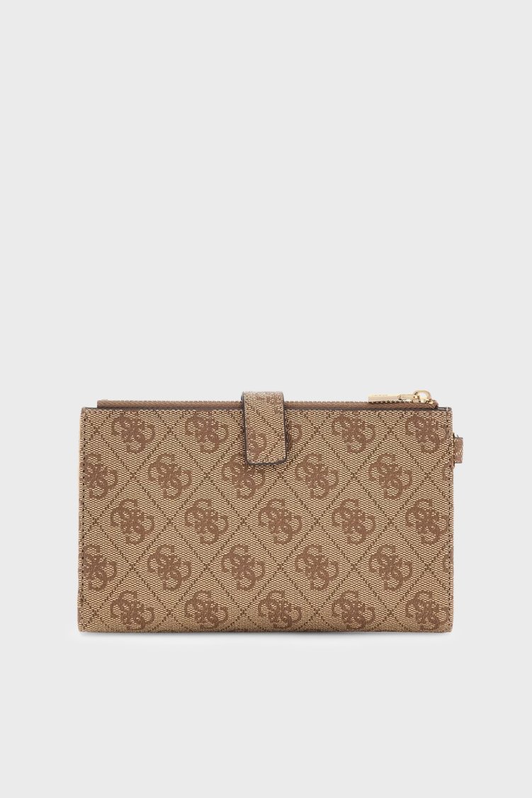 Guess Laurel Logolu Fermuarlı SWSG7459157 Kadın Cüzdan SWSG74 59157 LTL Kahve - Guess (1)