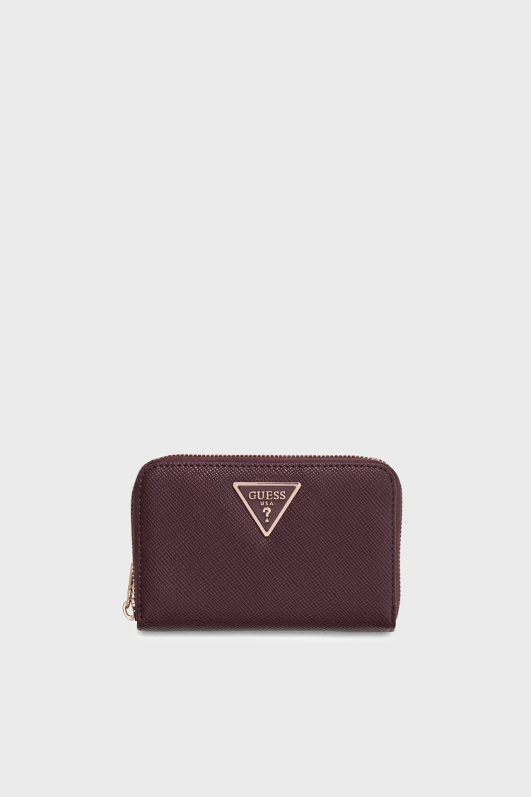 Guess Laurel Logolu Fermuarlı SWZG7459140 Kadın Cüzdan SWZG74 59140 BUR Bordo - Guess