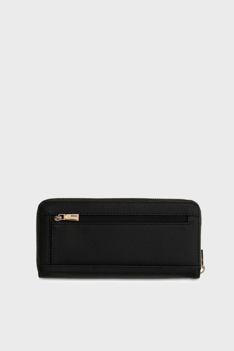 Guess Laurel Logolu Fermuarlı SWZG7459146 Kadın Cüzdan SWZG74 59146 BLA Siyah - Guess (1)