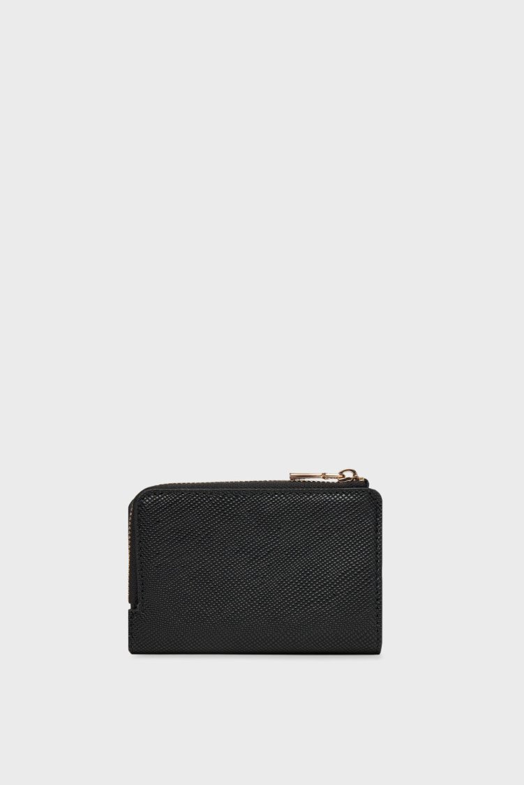 Guess Laurel Logolu Fermuarlı SWZG7459156 Bayan Cüzdan SWZG74 59156 BLA SİYAH - Guess (1)