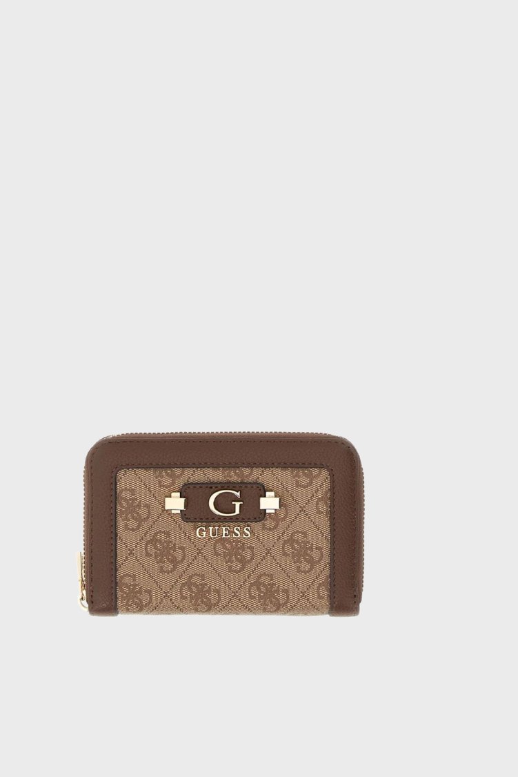 Guess Lindsey 4G Fermuarlı SWSG9749140 Kadın Cüzdan SWSG97 49140 LTL Kahve - Guess