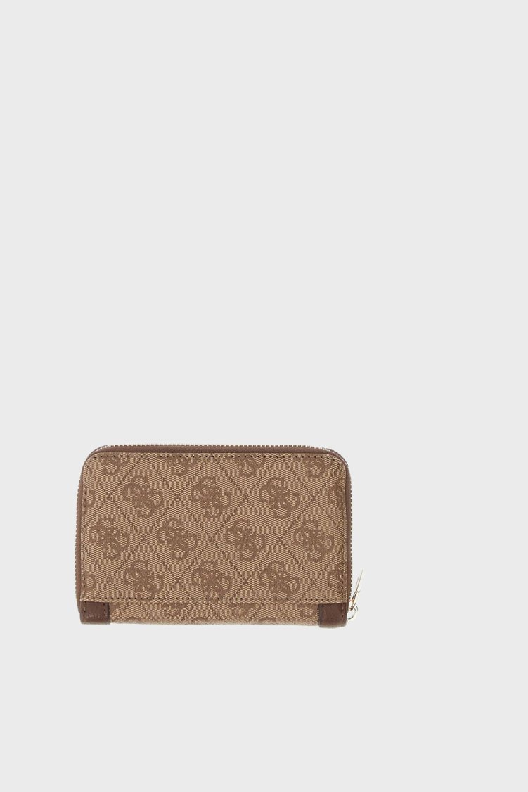 Guess Lindsey 4G Fermuarlı SWSG9749140 Kadın Cüzdan SWSG97 49140 LTL Kahve - Guess (1)