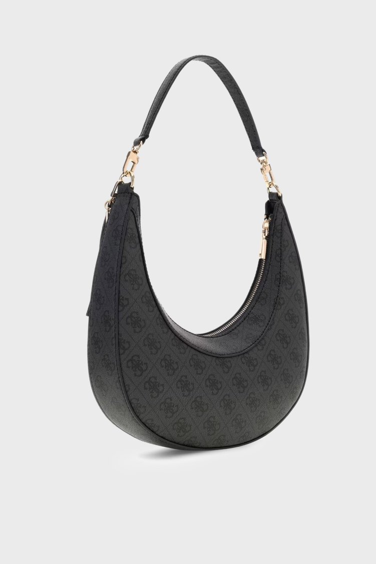 Guess Lindsey Logolu Çıkarılabilir Askılı HWSG9749010 Kadın Çanta HWSG97 49010 CLO Antrasit - Guess (1)