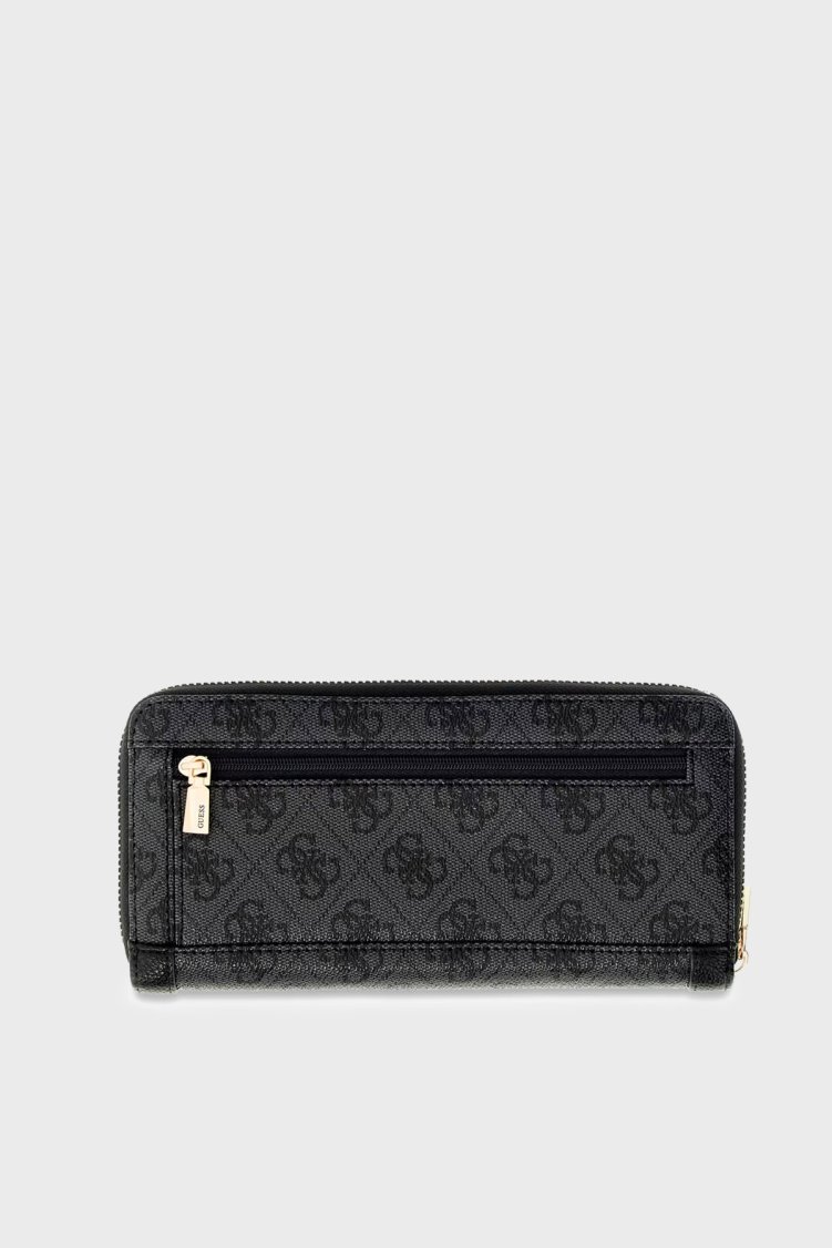 Guess Lindsey Logolu Fermuarlı SWSG9749146 Kadın Cüzdan SWSG97 49146 CLO Antrasit - Guess (1)