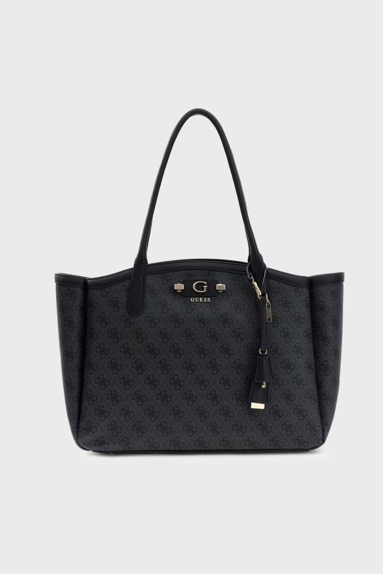 Guess Lindsey Logolu Omuz Askılı HWSG9749230 Kadın Çanta HWSG97 49230 CLO Antrasit - Guess