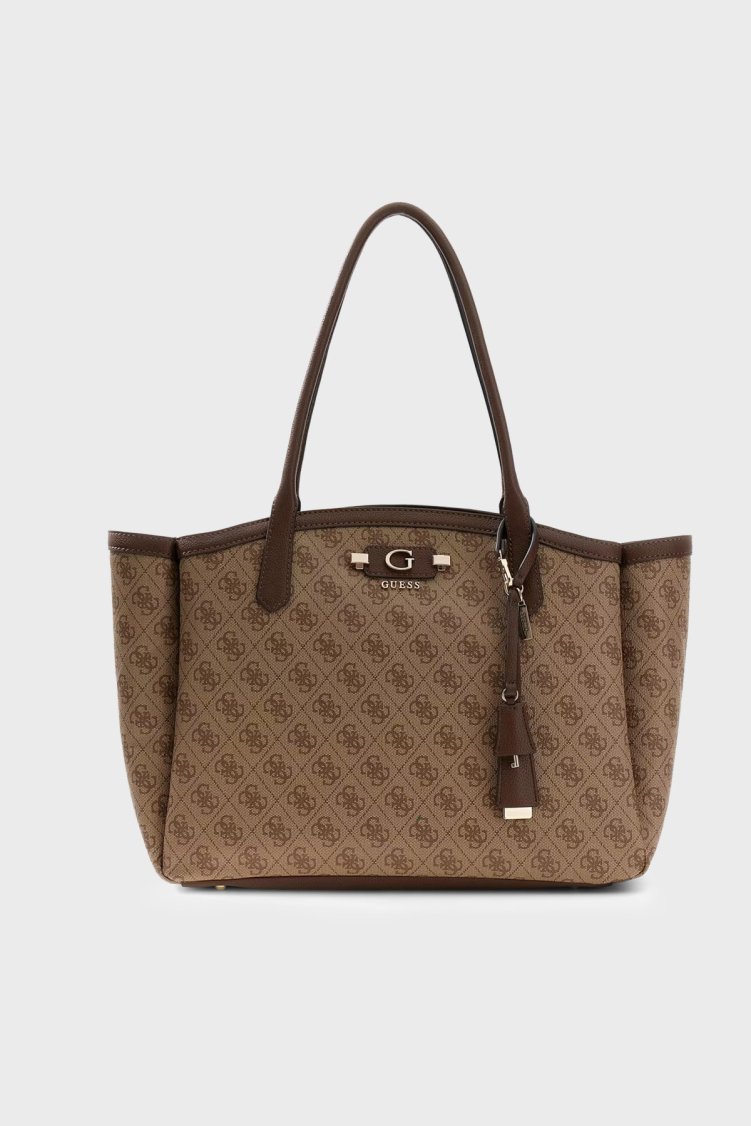Guess Lindsey Logolu Omuz Askılı HWSG9749230 Kadın Çanta HWSG97 49230 LTL Kahve - Guess