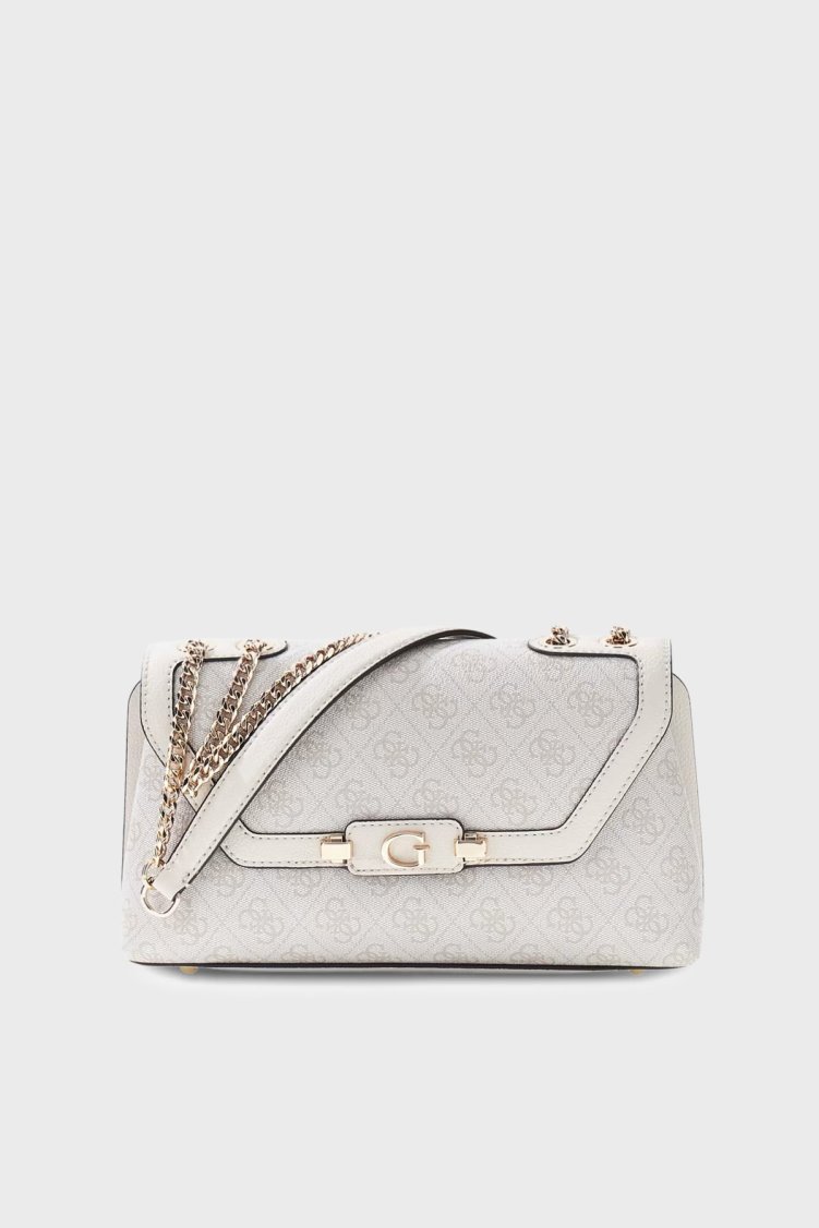 Guess Lindsey Logolu Zincir Askılı HWSG9749210 Kadın Çanta HWSG97 49210 BNN Krem - Guess