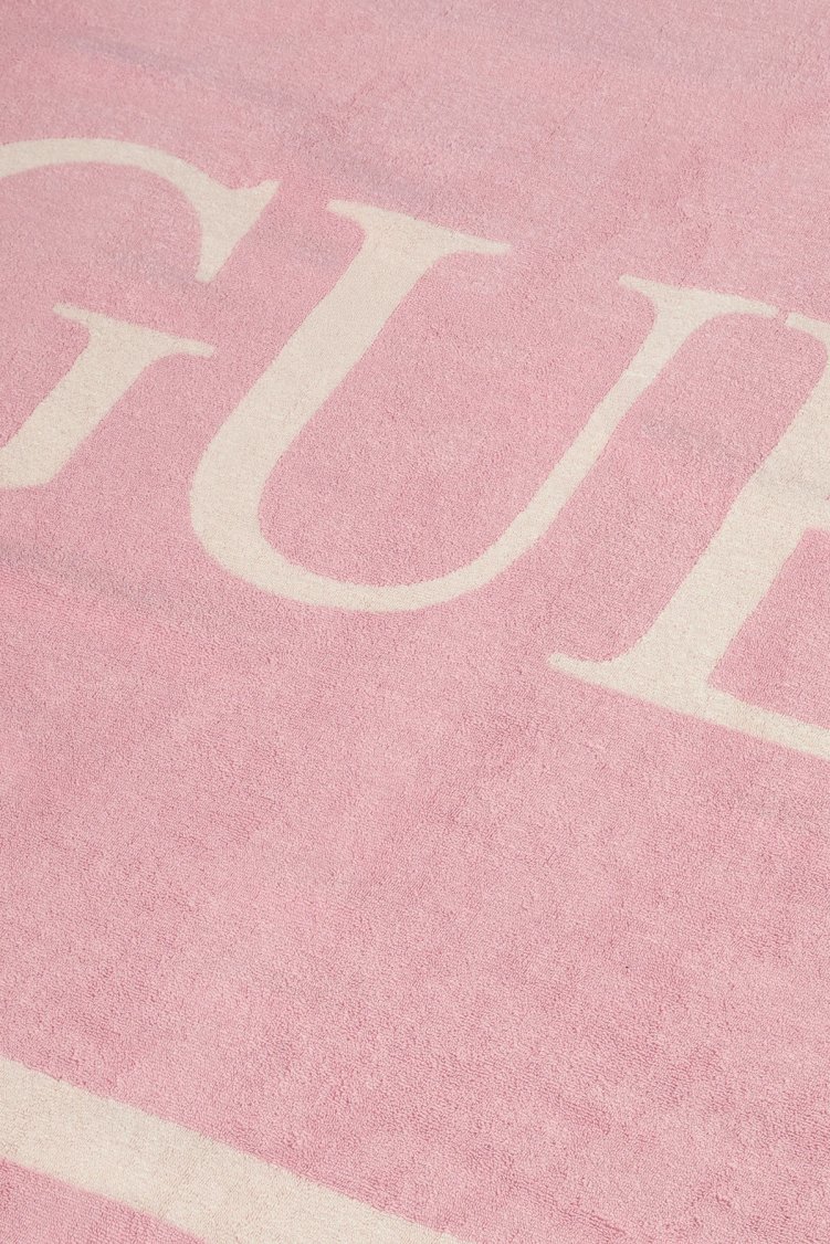 Guess Logolu % 100 Pamuk 100 x 180 cm E5GZ13SG00P Kadın Plaj Havlusu E5GZ13 SG00P G65G Pembe - Guess (1)