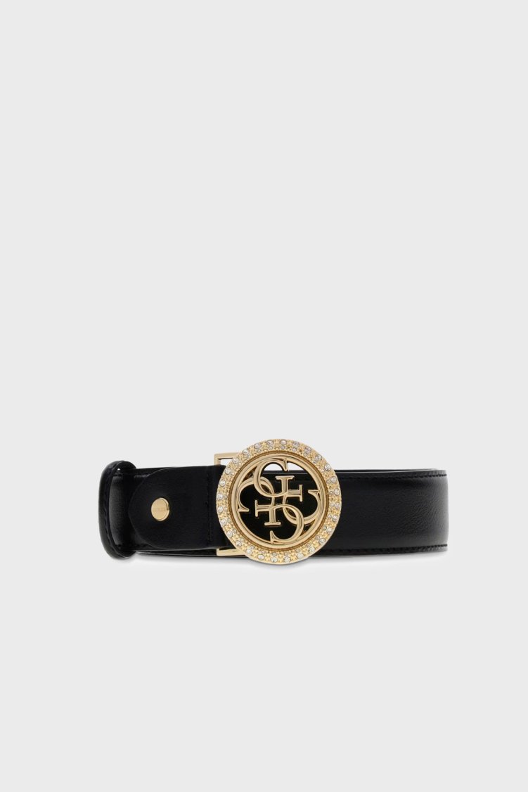 Guess Logolu BW9369P6330 Kadın Kemer BW9369 P6330 BLA Siyah - Guess