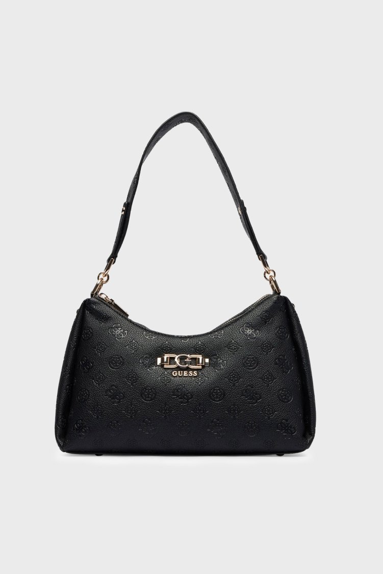 Guess Logolu Çıkarılabilir Omuz Askılı HWPD9916180 Kadın Çanta HWPD99 16180 BLO SİYAH - Guess