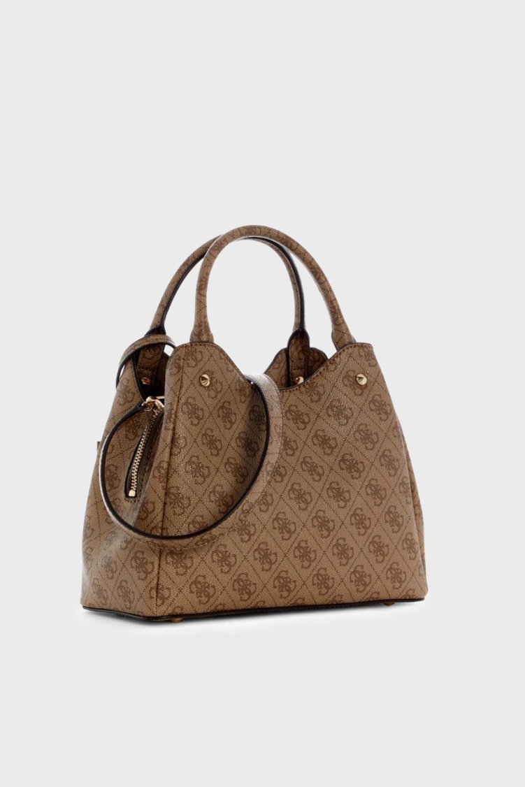 Guess Lorella Logolu Çıkarılabilir Askılı HWSG2484220 Kadın Çanta HWSG24 84220 LTL Kahve - Guess (1)