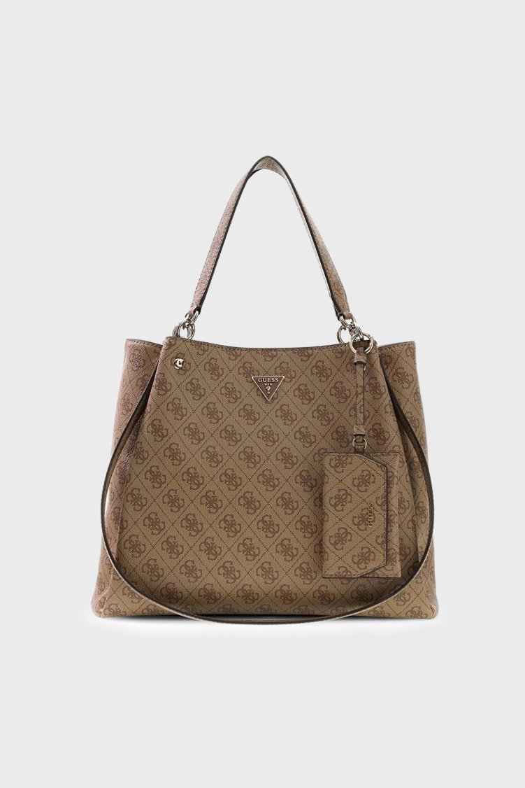 Guess Lorella Logolu Çıkarılabilir Askılı HWSG2484230 Kadın Çanta HWSG24 84230 LTL Kahve - Guess