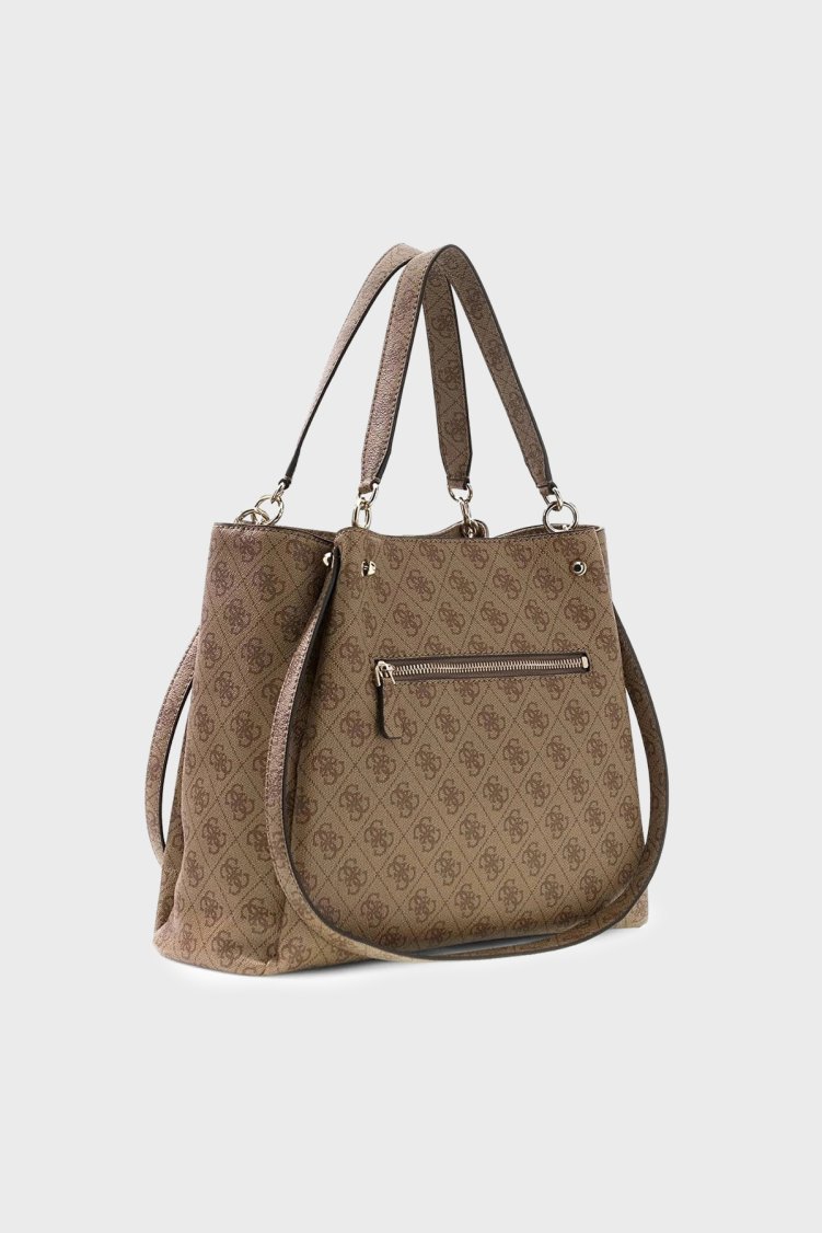 Guess Lorella Logolu Çıkarılabilir Askılı HWSG2484230 Kadın Çanta HWSG24 84230 LTL Kahve - Guess (1)
