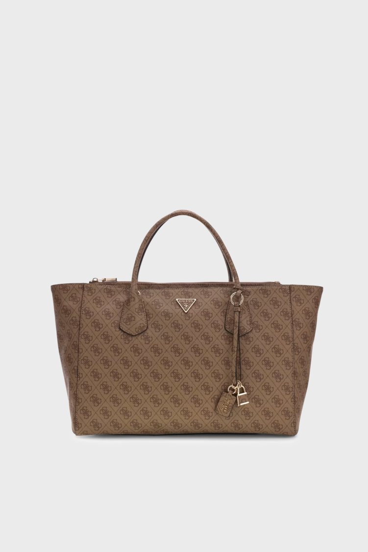 Guess Marissa Logolu Çıkarılabilir Askılı HWSG2482240 Kadın Çanta HWSG24 82240 LTL Kahve - Guess