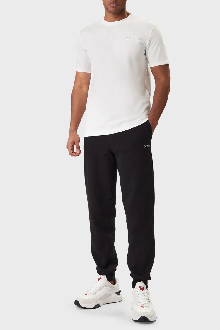 Guess Marzio Pamuklu Regular Fit Logolu Bisiklet Yaka Z6RI17I3Z14 Erkek T Shirt Z6RI17 I3Z14 G018 BEYAZ - Guess (1)