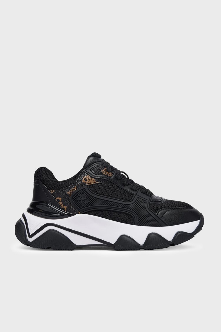 Guess Mazzy Logolu Sneaker FLTMZZELE12 Kadın Ayakkabı FLTMZZ ELE12 BLACK Siyah - Guess
