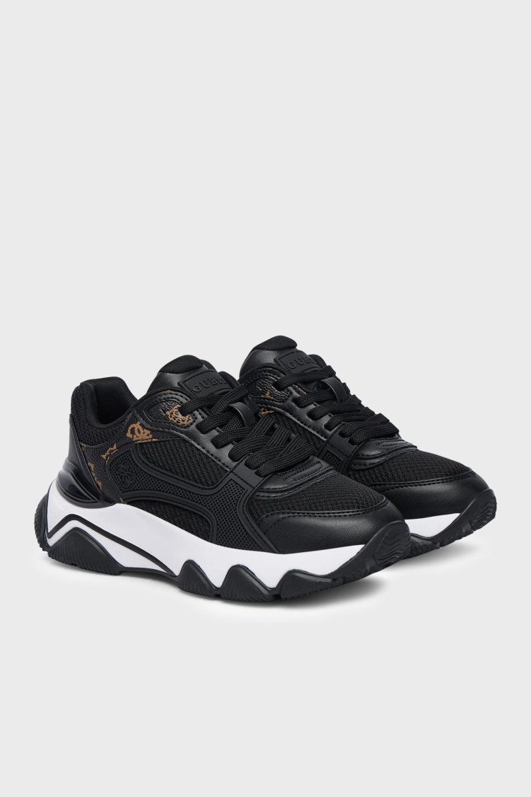 Guess Mazzy Logolu Sneaker FLTMZZELE12 Kadın Ayakkabı FLTMZZ ELE12 BLACK Siyah - Guess (1)