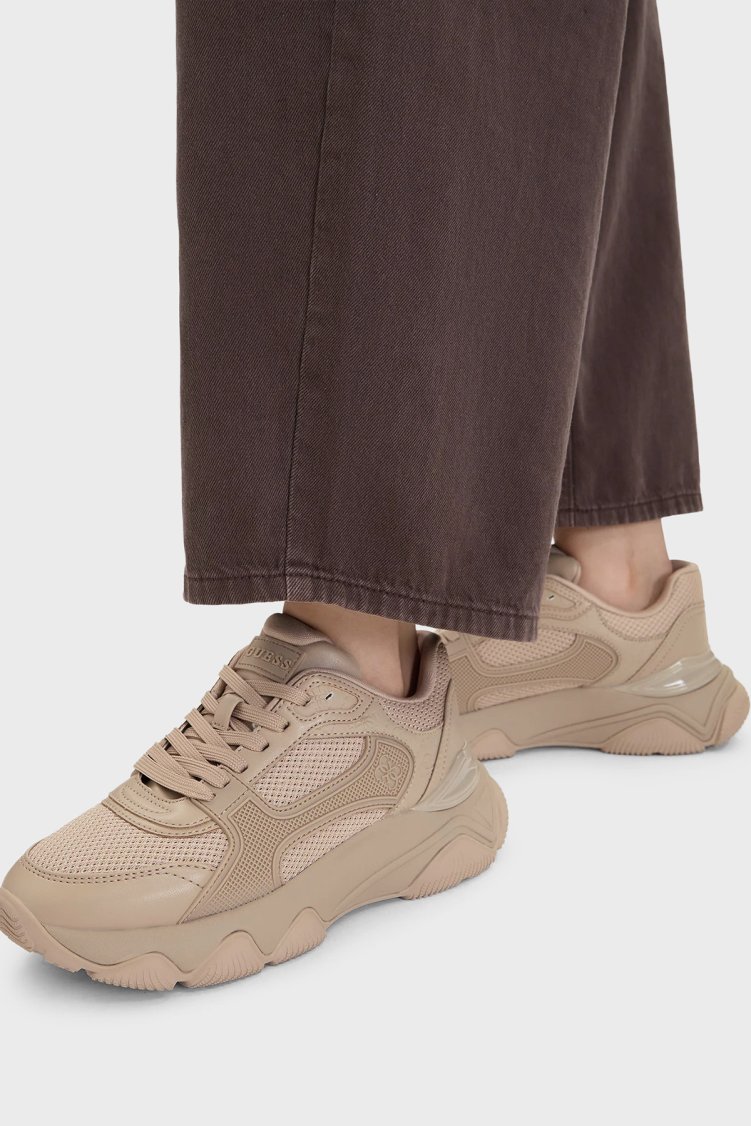 Guess Mazzy Logolu Sneaker FLTMZZELE12 Kadın Ayakkabı FLTMZZ ELE12 NUDE Ten - Guess (1)