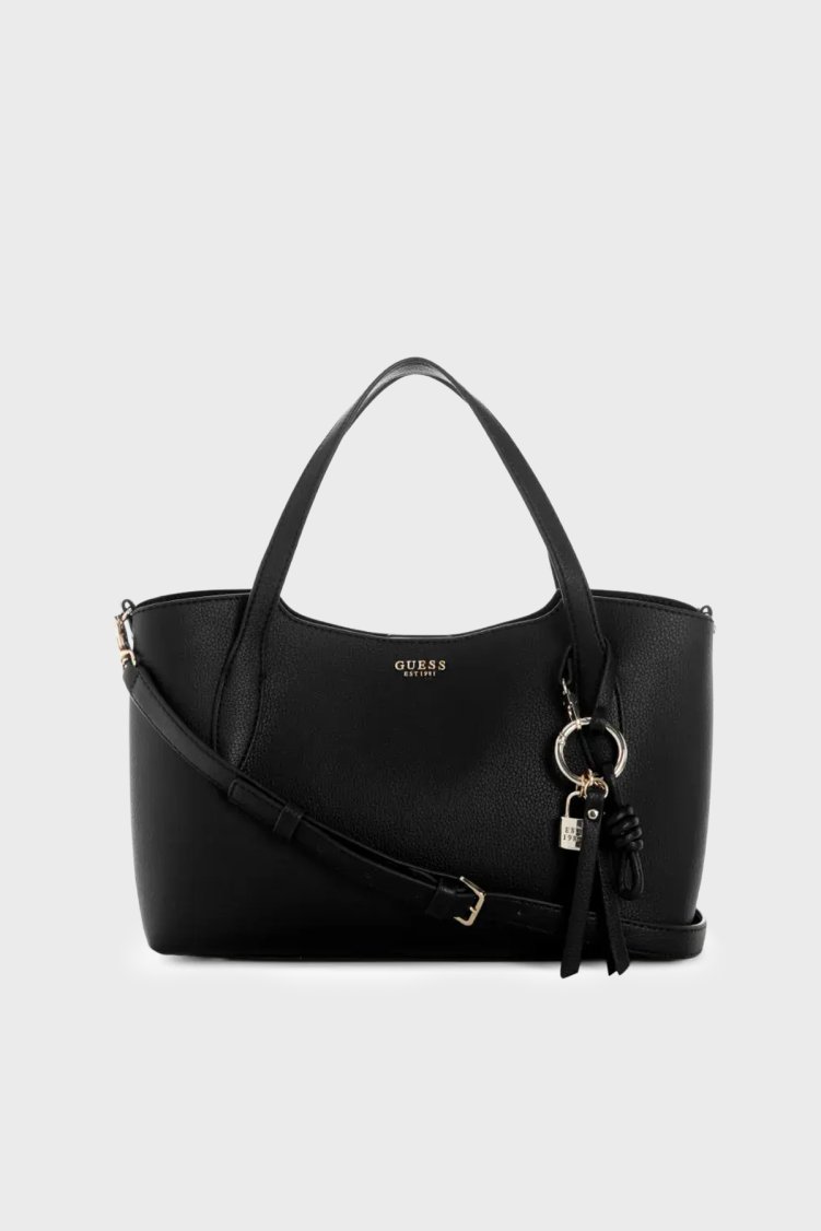 Guess Melody Logolu Çıkarılabilir Askılı HWBG9735060 Kadın Çanta HWBG97 35060 BLA Siyah - Guess