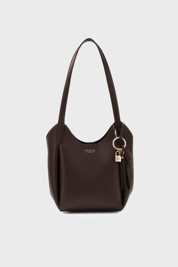 Guess Melody Logolu Omuz Askılı HWBG9735030 Kadın Çanta HWBG97 35030 BRO Kahve - Guess