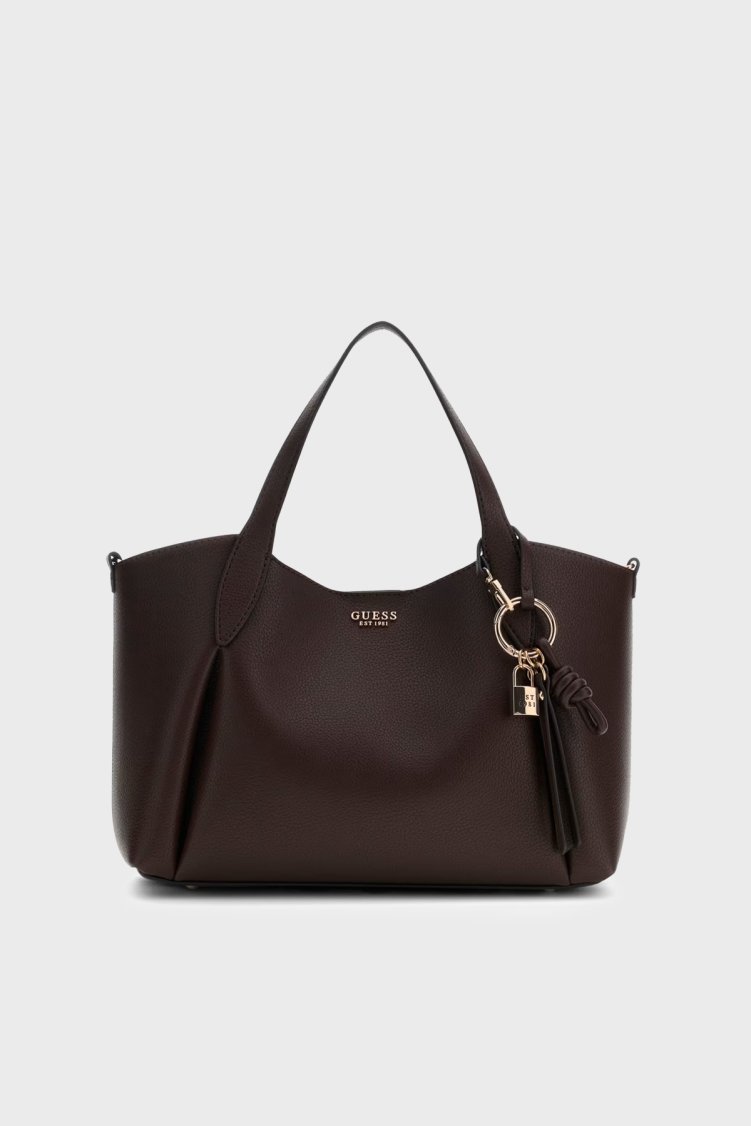 Guess Melody Logolu Omuz Askılı HWBG9735230 Kadın Çanta HWBG97 35230 BRO Kahve - Guess