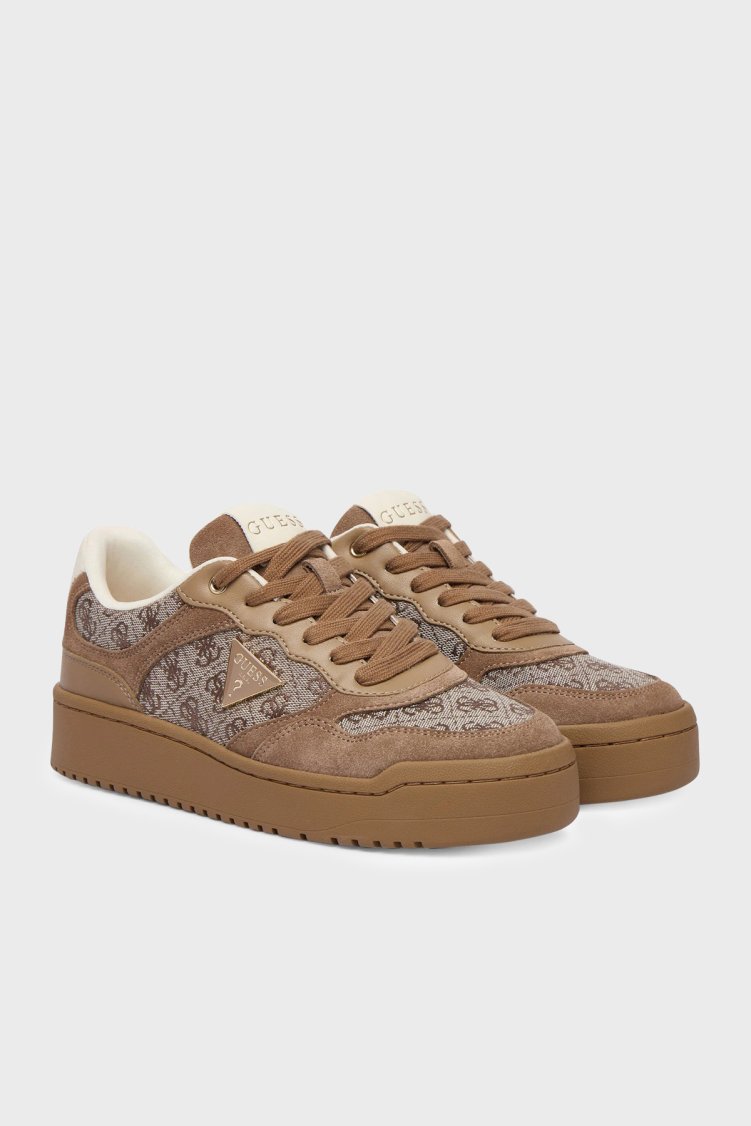 Guess Miram Süet Logolu Sneaker FLTM16FAL12 Kadın Ayakkabı FLTM16 FAL12 TAUPE Bej - Guess (1)