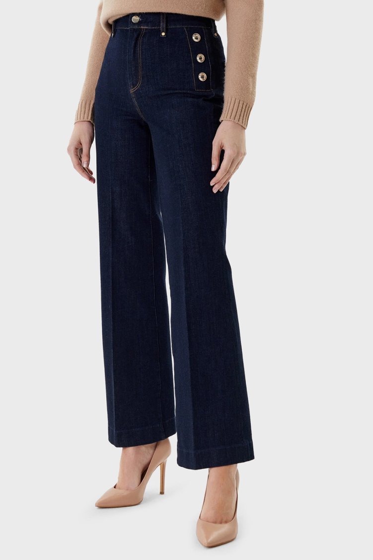 Guess New Faye Jeans Kadın Kot Pantolon W5RA0P D5PW1 BFIN Lacivert - Guess
