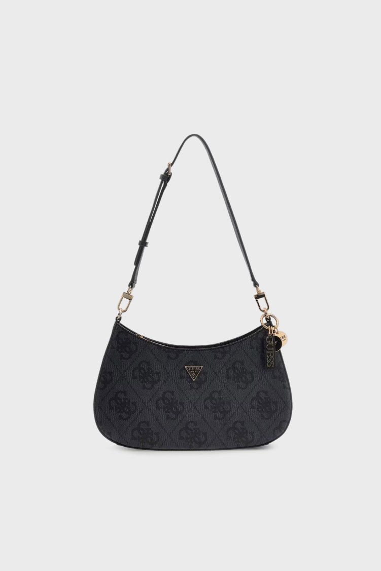 Guess Noelle 4G Logolu Çıkarılabilir Askılı HWSO9672180 Bayan Çanta HWSO96 72180 CLO ANTRASİT - Guess
