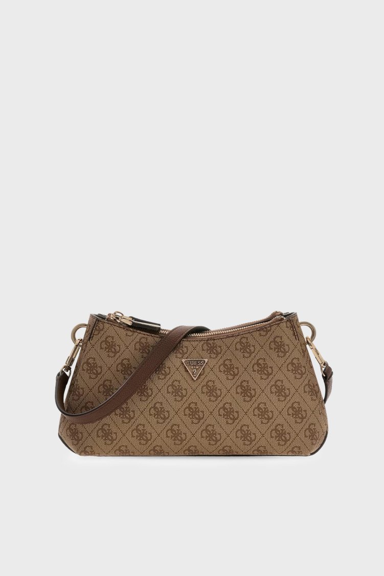 Guess Noelle Logolu Ayarlanabilir Askılı Kadın Çanta HWBG96 72730 LGW Kahve - Guess