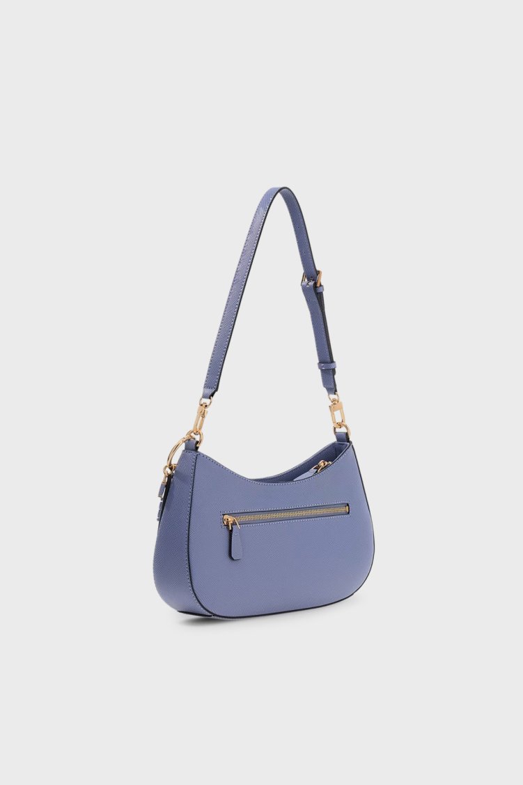 Guess Noelle Logolu Ayarlanabilir Omuz Askılı HWZG9672180 Bayan Çanta HWZG96 72180 GBU MAVİ - Guess (1)