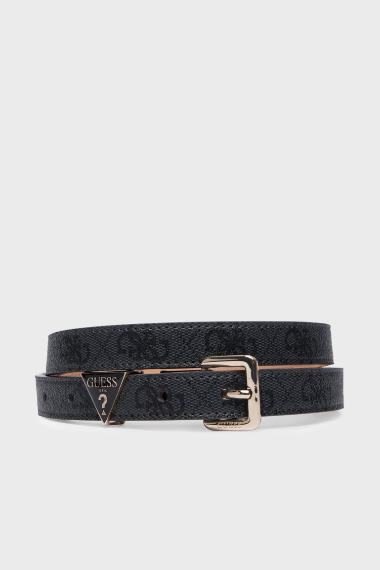Guess Noelle Logolu BW9486P6420 Kadın Kemer BW9486 P6420 CLO Antrasit - Guess
