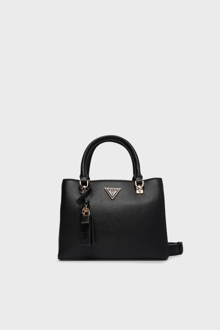 Guess Noelle Logolu Çıkarılabilir Askılı HWZG9672050 Bayan Çanta HWZG96 72050 BLA SİYAH - Guess