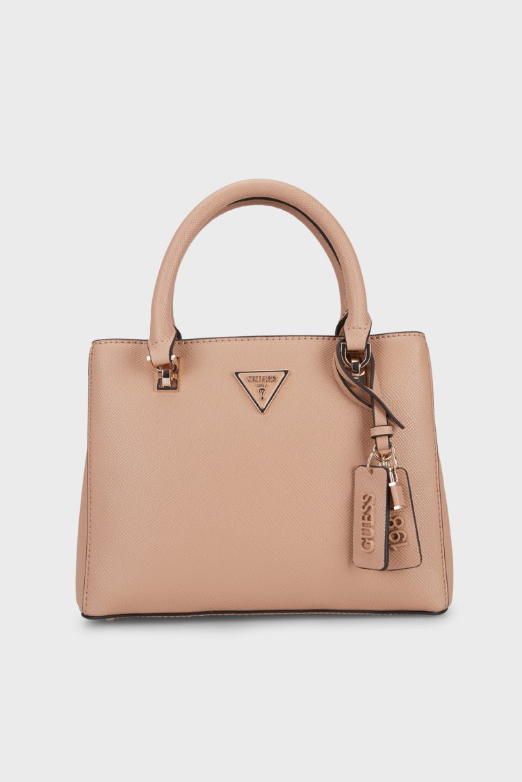 Guess Noelle Logolu Çıkarılabilir Askılı HWZG9672050 Kadın Çanta HWZG96 72050 BEI Bej - Guess