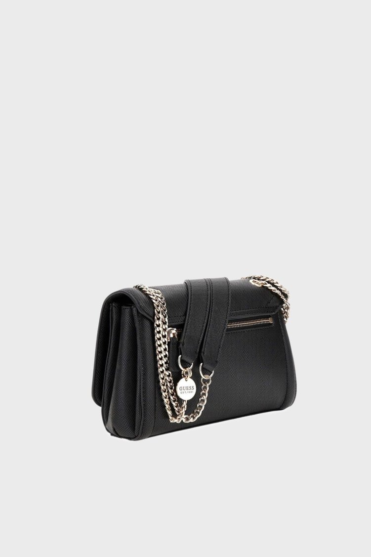 Guess Noelle Logolu Zincir Askılı HWZG9672210 Kadın Çanta HWZG96 72210 BLA SİYAH - Guess (1)