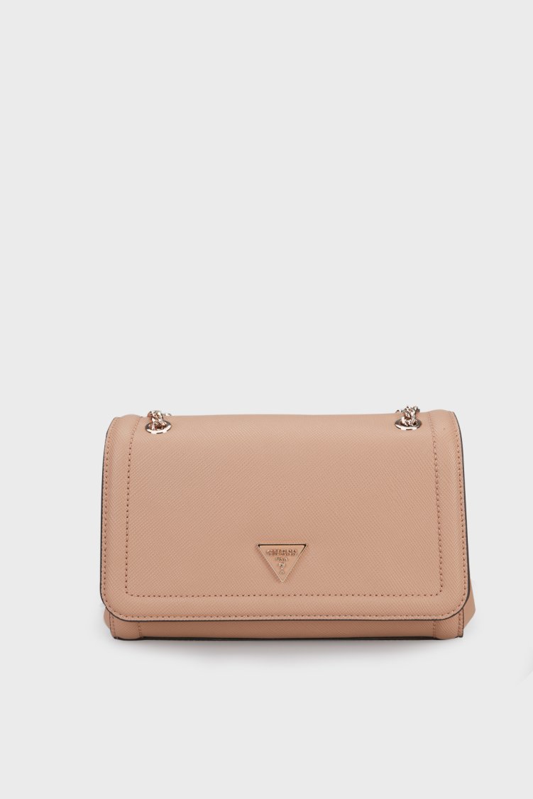Guess Noelle Logolu Zincir Askılı HWZG9672210 Kadın Çanta HWZG96 72210 BEI Pudra - Guess