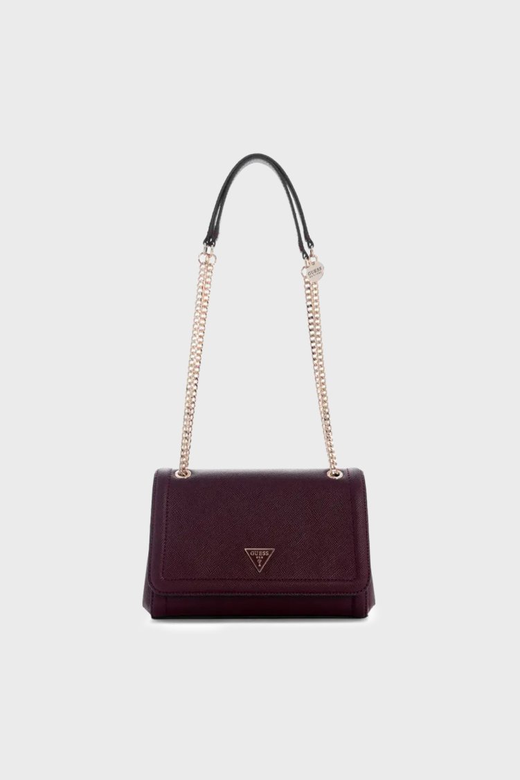 Guess Noelle Logolu Zincir Askılı HWZG9672210 Kadın Çanta HWZG96 72210 BUR Bordo - Guess