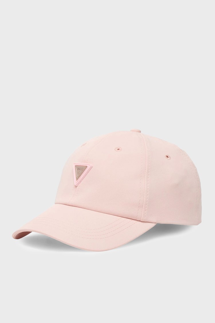 Guess Noemie Üçgen Logolu V6RZ08WG980 Bayan Şapka V6RZ08 WG980 G67B PEMBE - Guess