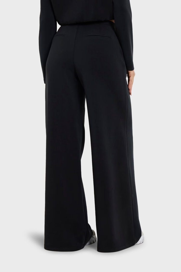 Guess Olympe Regular Fit Normal Bel Bol Paça V4YB07KCAY2 Bayan Pantolon V4YB07 KCAY2 JBLK SİYAH - Guess (1)
