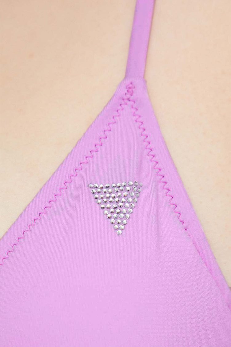 Guess Removable Üçgen Bağlamalı E4GJ00LY00K Kadın Bikini Üstü E4GJ00LY00K A41G PEMBE - Guess (1)