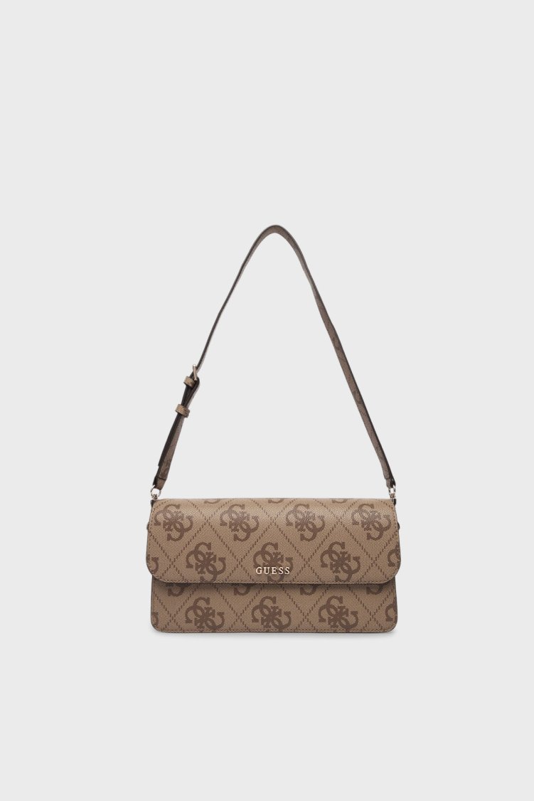 Guess Sadie Logolu Ayarlanabilir HWOS8118190 Bayan Çanta HWOS81 18190 LTL KAHVE - Guess