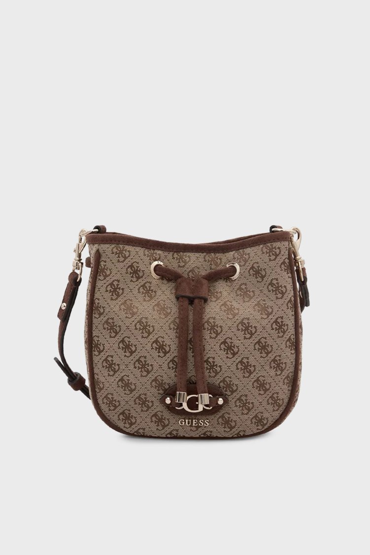 Guess Samantha Logolu Çıkarılabilir Askılı HWJG2313770 Kadın Çanta HWJG23 13770 LGW Kahve - Guess