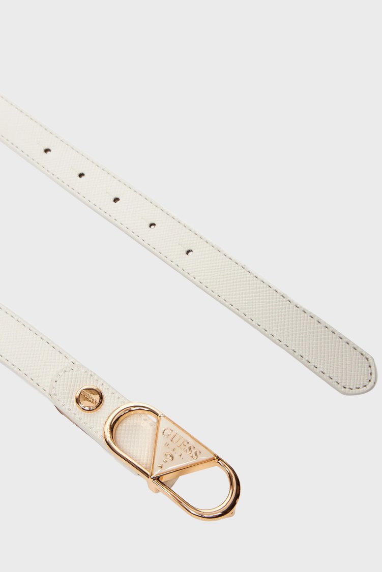 Guess Serenova Logolu Ayarlanabilir BW9270P5320 Kadın Kemer BW9270 P5320 OFF BEYAZ - Guess (1)