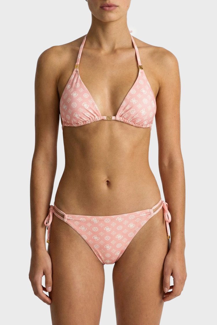 Guess Soleil Logolu Üçgen E6GJ08MC04R Kadın Bikini Üstü E6GJ08 MC04R PMKA BEJ - Guess (1)
