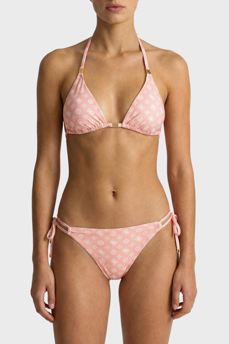 Guess Soleil String 4G Logolu E6GO06MC04R Kadın Bikini Altı E6GO06 MC04R PMKA PEMBE - Guess (1)