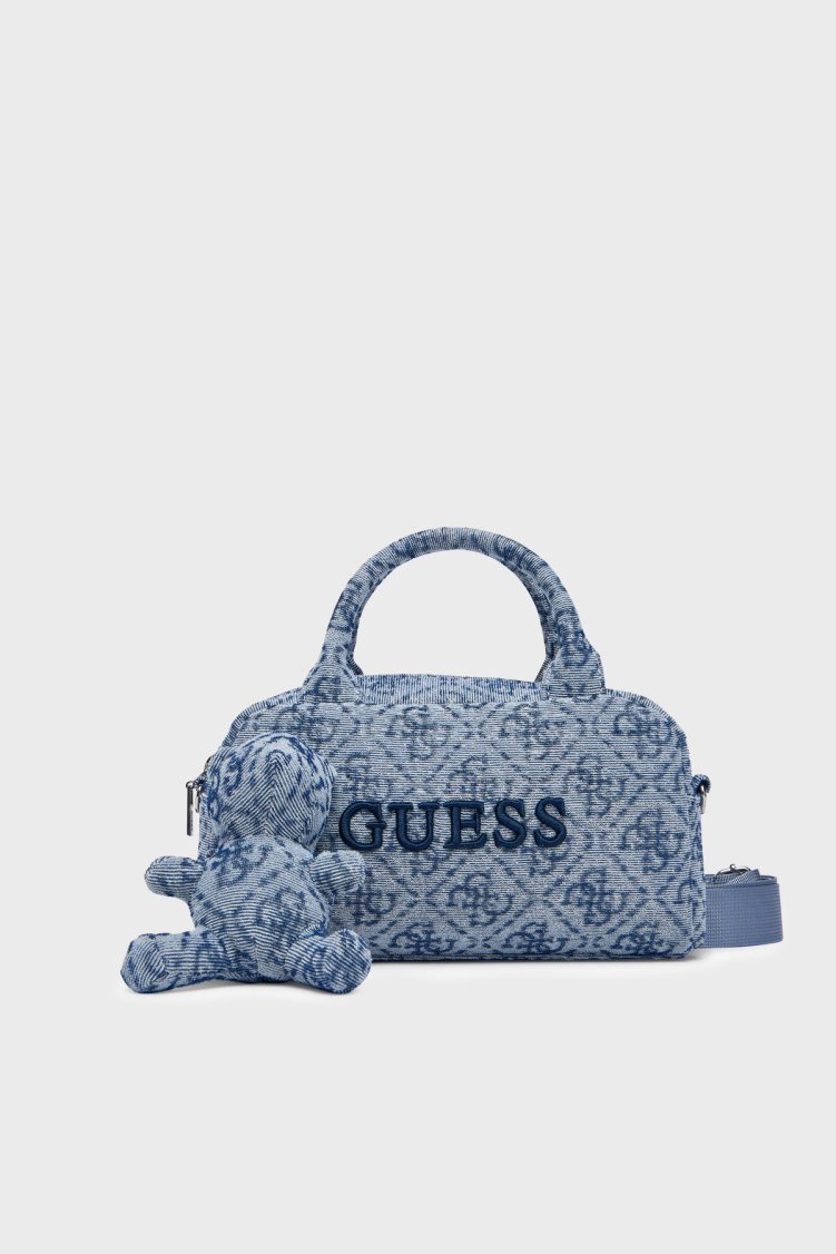 Guess Sponge 4G Logolu Çıkarılabilir Askılı V6YZ05K4470 Kadın Çanta V6YZ05 K4470 FBI5 Mavi - Guess