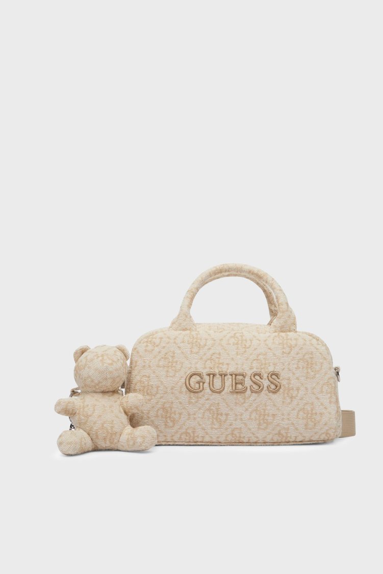 Guess Sponge 4g Logolu Çıkarılabilir Askılı V6YZ05K4470 Kadın Çanta V6YZ05 K4470 FNMZ Bej - Guess
