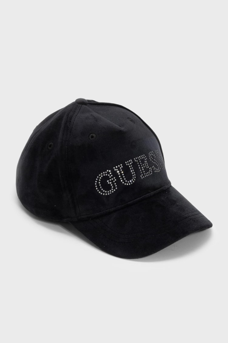 Guess Taşlı Logolu AW5640POL01 Kadın Şapka AW5640 POL01 BLA Siyah - Guess (1)